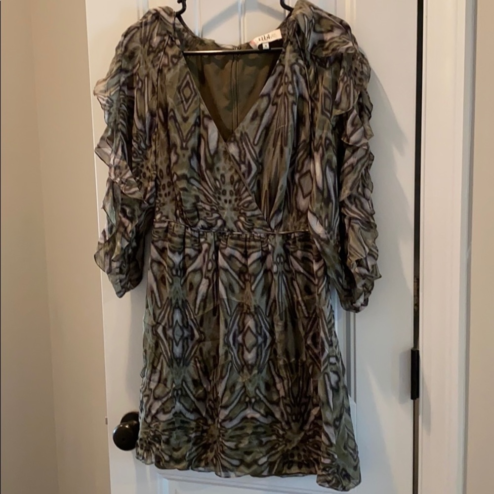 Tibi Dress Size 4 Ruffle Dress